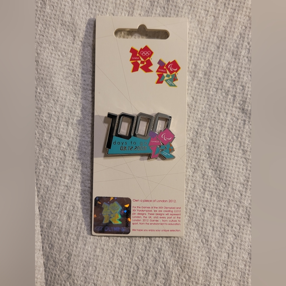 2012 London Paralympic Games Trading Pin